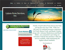 Tablet Screenshot of lakotafarmserviceinsurance.com